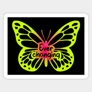 Ever Changing Butterfly Magnet